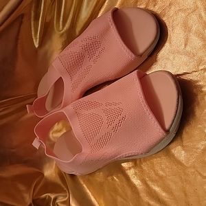 QVC brand, size 11, pink shoes.
